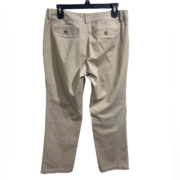 Women’s Athleisure Khaki Dockers Straight Leg Pants Mid Rise Size 10 Casual - Picture 2 of 9